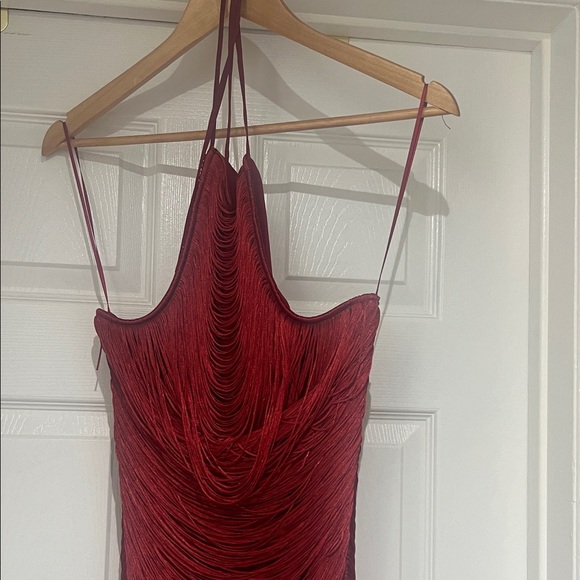 Zara Backless Red Dress - Picture 5 of 12